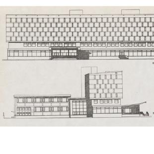Elewacje; fot. Architektura 1965 nr 10