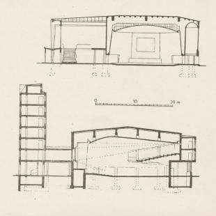 Przekroje; fot.: Architektura 1957 nr 5